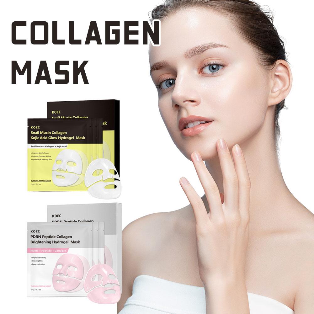 Snail Cream Gel - KOEC Bio Collagen Hydro-Gel Face Mask,