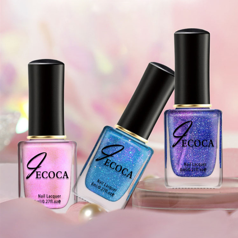 Laser Glitter Nail Polish Rain - Cucumber Cooling Gel reseña y precio