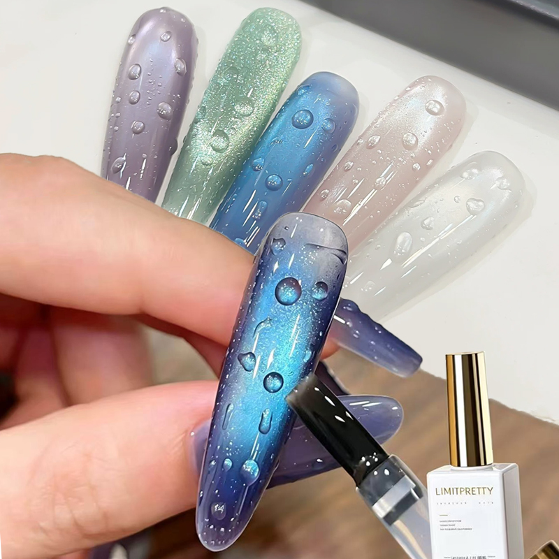 Water Drop Nail Gel Set, 3D Cr - Cucumber Cooling Gel reseña y precio