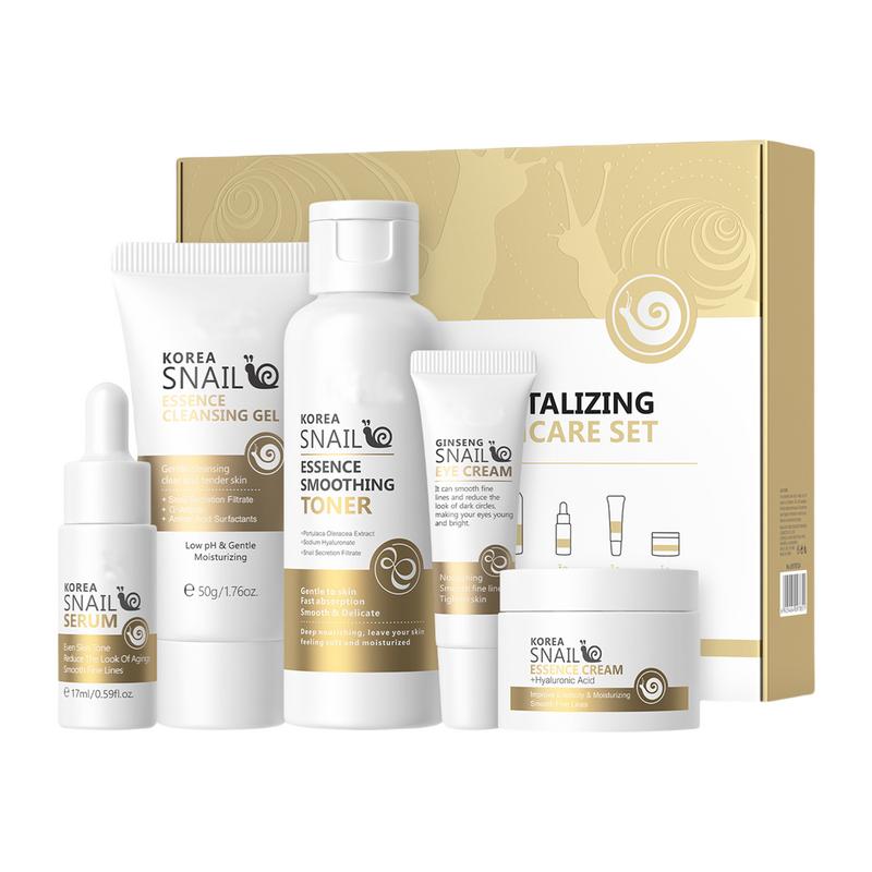 5pcs Snail Collagen Skin Care  - Snail Cream Gel reseña y precio