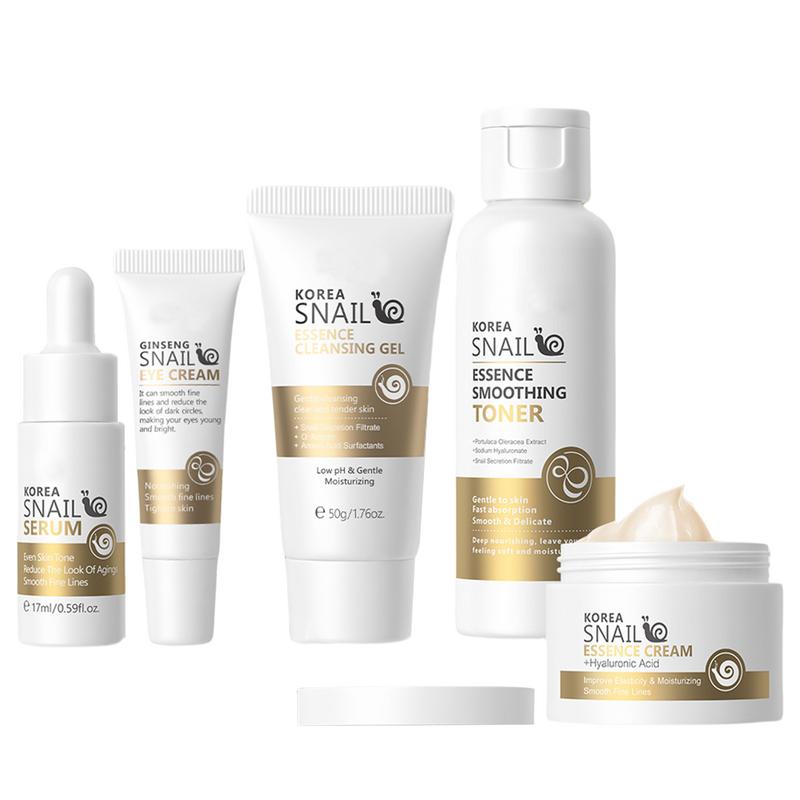 5pcs Snail Collagen Skin Care  - Snail Cream Gel reseña y precio