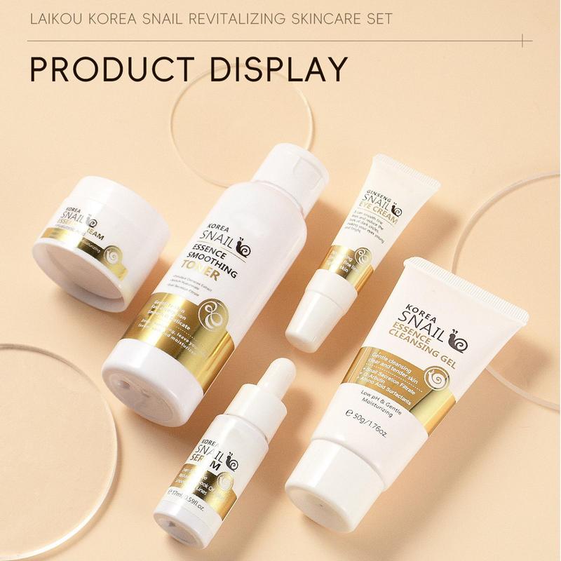 5pcs Snail Collagen Skin Care  - Snail Cream Gel reseña y precio