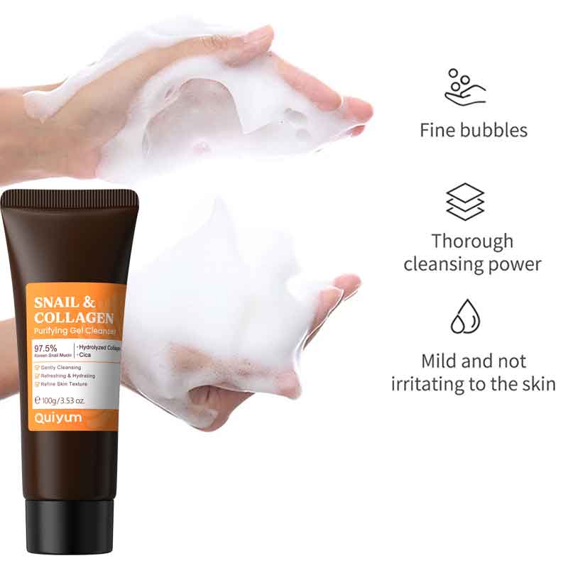 Snail Collagen Face Wash Gentl - Snail Cream Gel reseña y precio