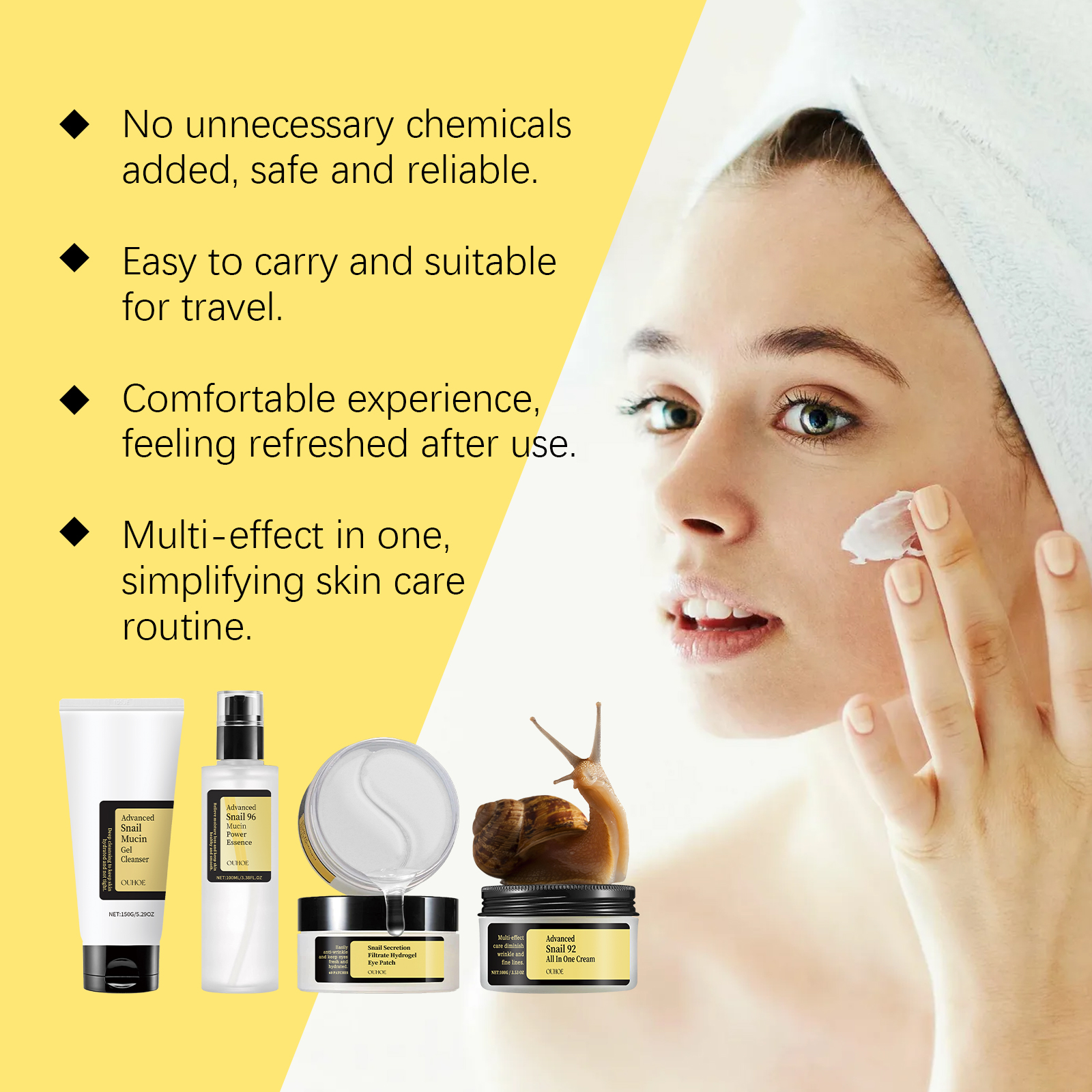 Snail Mucin Skincare Set-Compl - Snail Mucin Essence reseña y precio