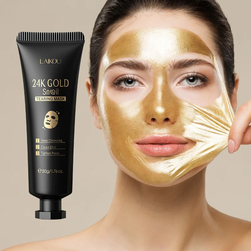 LAIKOU 24K Gold Sakura Peeling - Snail Cream Gel reseña y precio