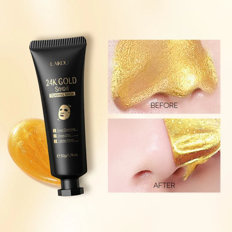 LAIKOU 24K Gold Sakura Peeling - Snail Cream Gel reseña y precio
