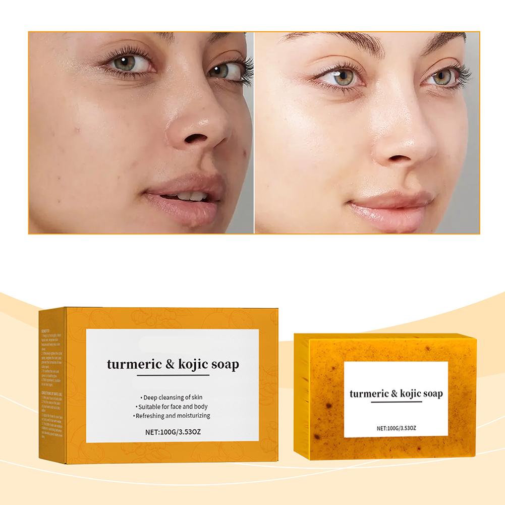 100g Turmeric Hand Made Soap L - Kojic Acid Soap reseña y precio