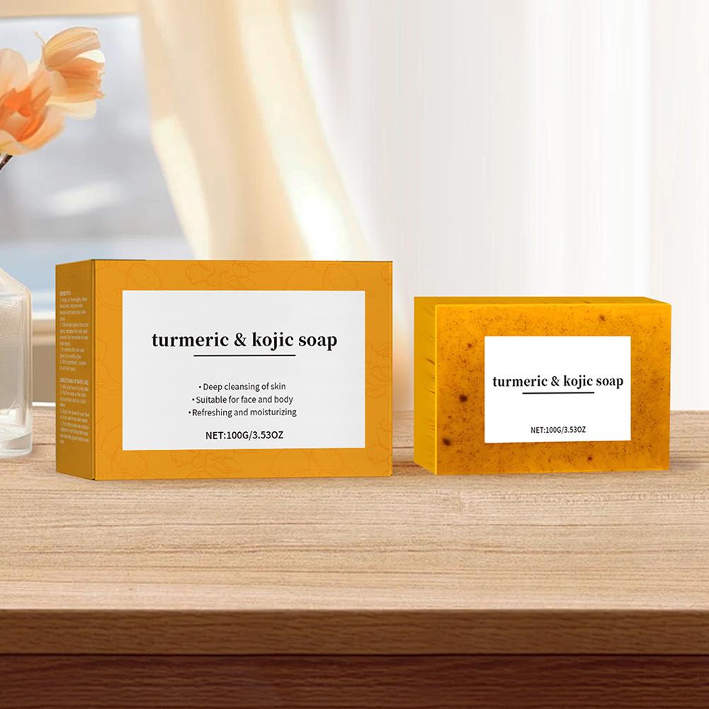 100g Turmeric Hand Made Soap L - Kojic Acid Soap reseña y precio