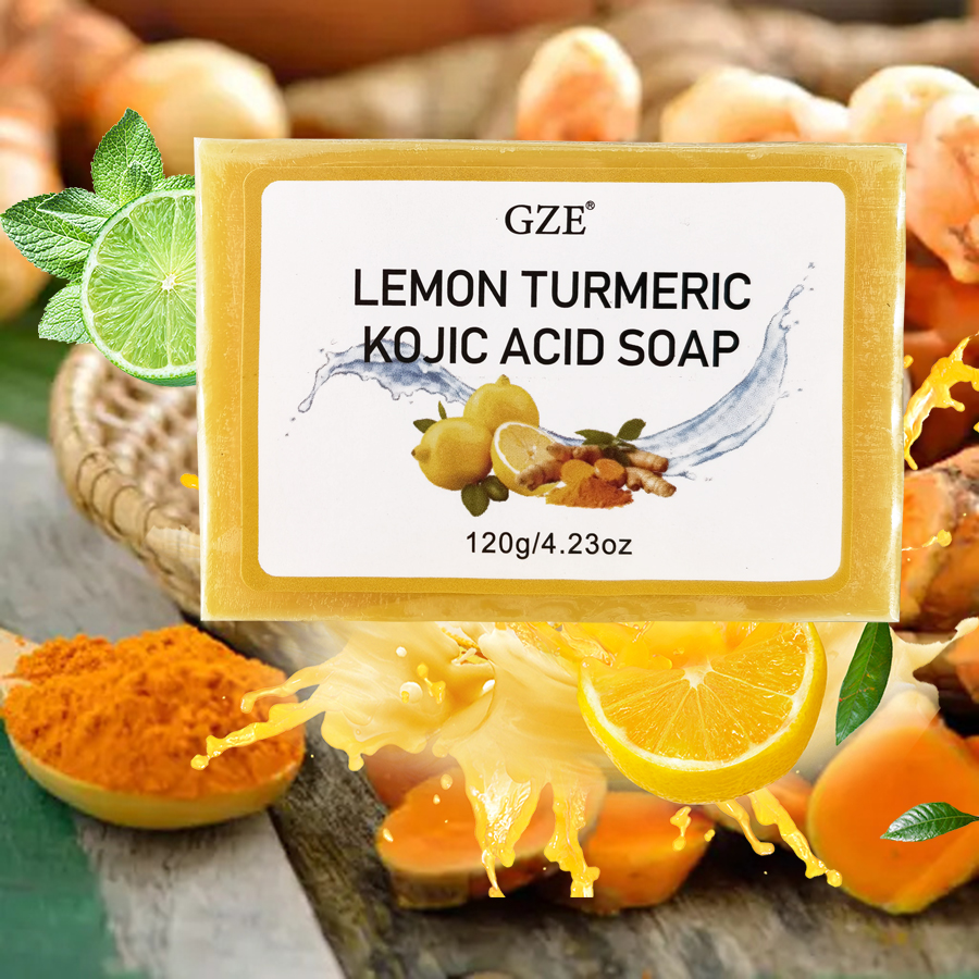 GZE Body Restore Lemon Turmeri - Kojic Acid Soap reseña y precio