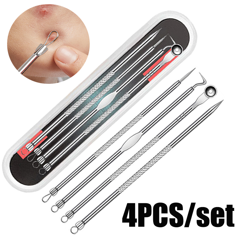 4pcs/set Acne Removal Needles  - Skincare Qv reseña y precio