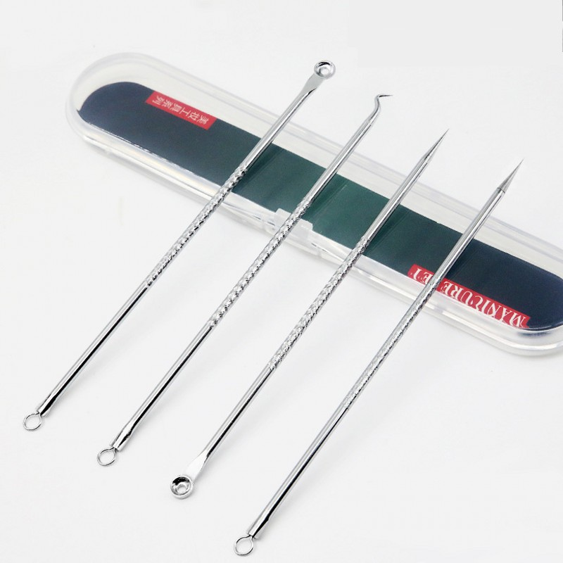 4pcs/set Acne Removal Needles  - Skincare Qv reseña y precio