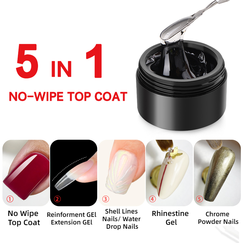 MSHARE 3D Top Coat Gel 50ml 5  - Cucumber Cooling Gel reseña y precio
