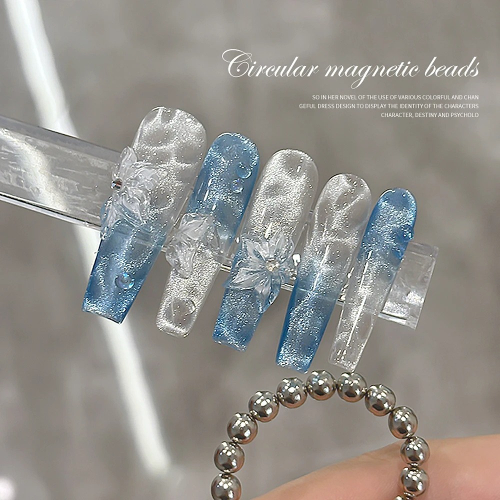 20Pcs Round Nail Magnet Beads  - Cucumber Cooling Gel reseña y precio