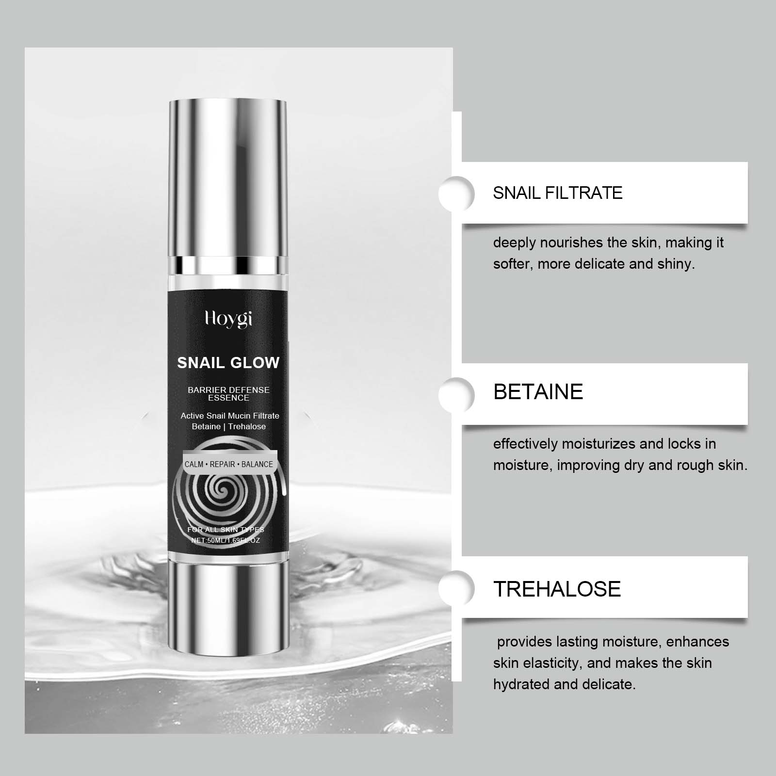 Snail Mucin Skincare Set Colla - Snail Mucin Essence reseña y precio