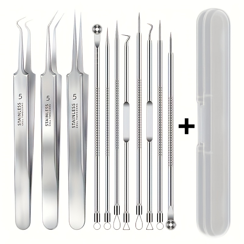 3/5/6/8pcs Stainless Steel Pim - Skincare Qv reseña y precio