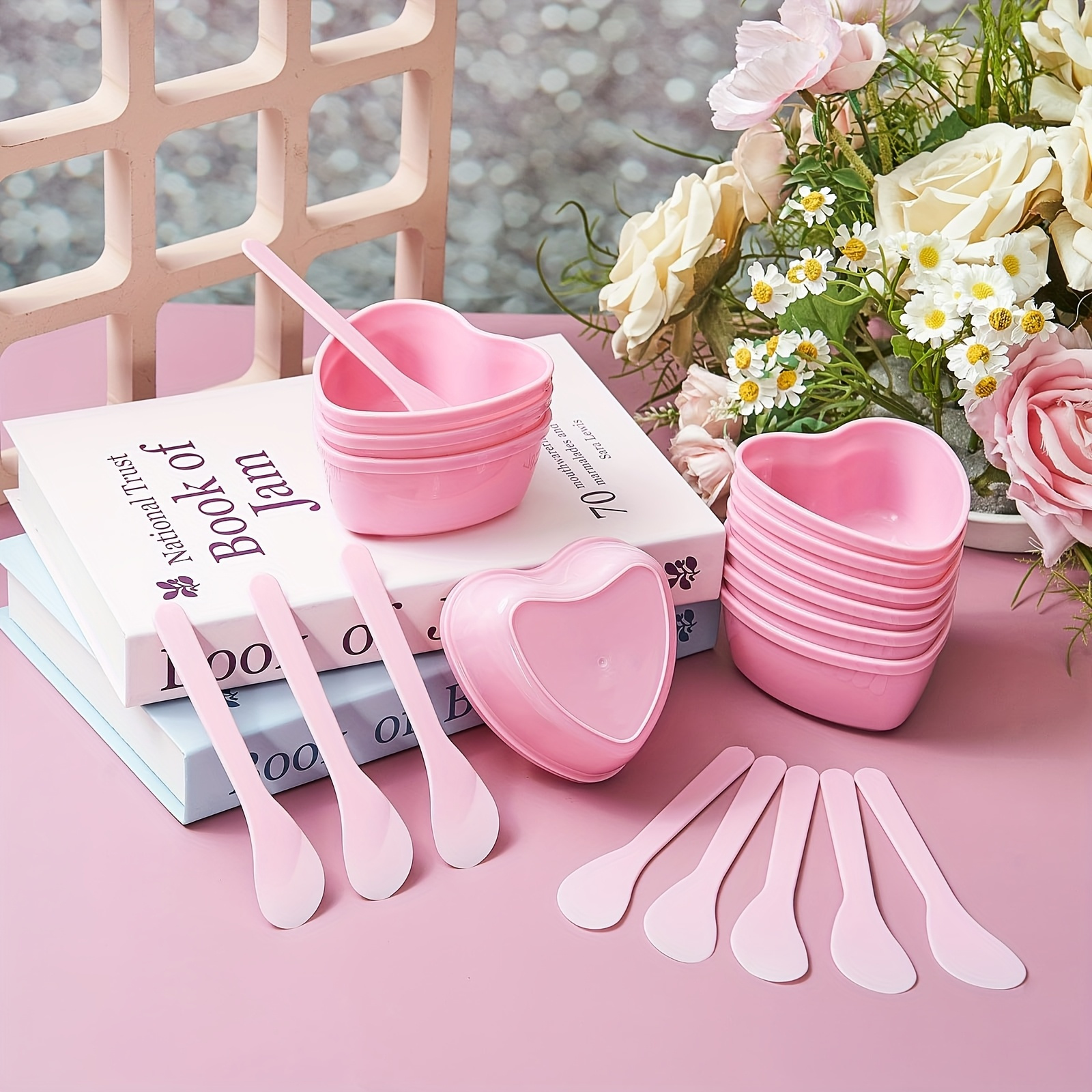 6-piece Pink Heart Shaped Faci - Skincare Qv reseña y precio