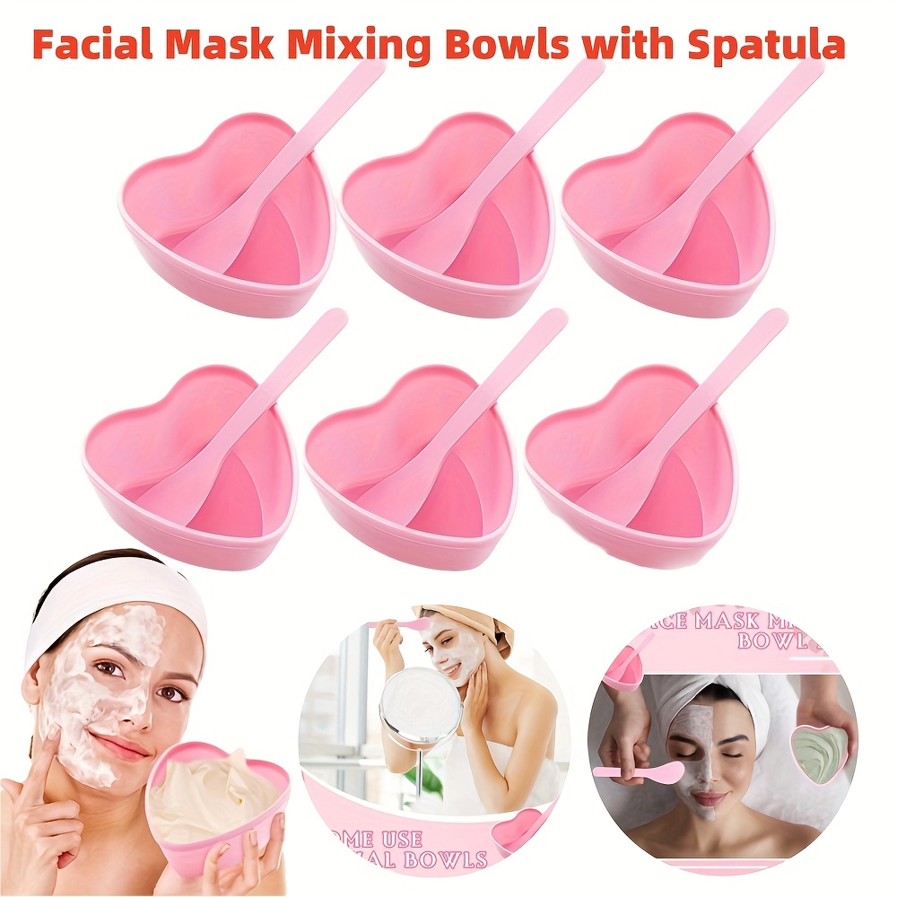 6-piece Pink Heart Shaped Faci - Skincare Qv reseña y precio