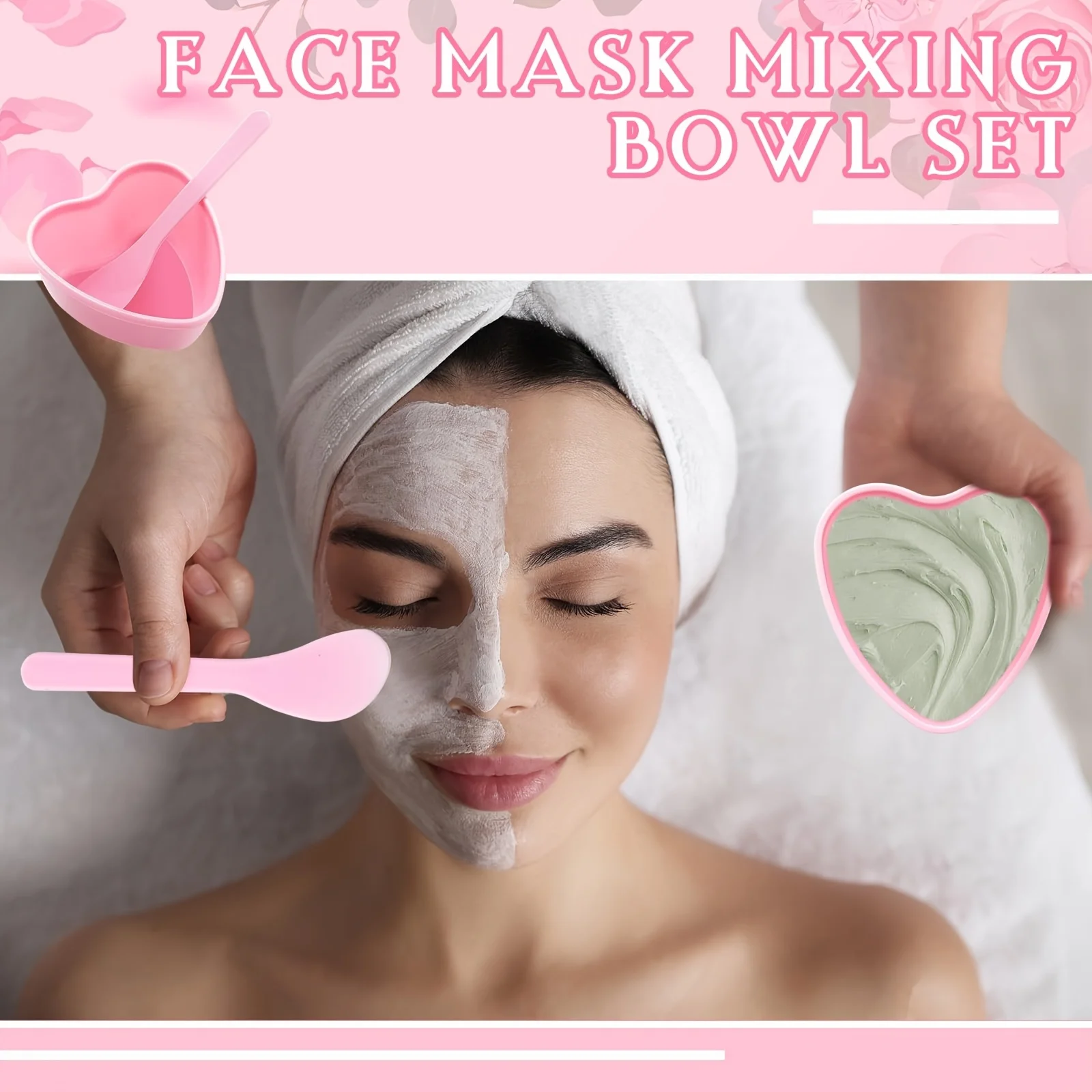 6-piece Pink Heart Shaped Faci - Skincare Qv reseña y precio
