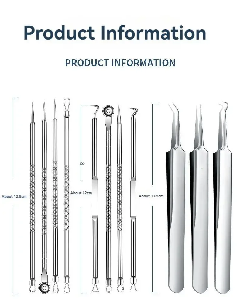 11Pcs/Set Acne Needle Blackhea - Skincare Qv reseña y precio