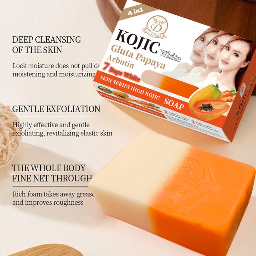 160g Papaya Kojic Acid Essenti - Kojic Acid Soap reseña y precio