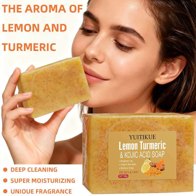 Lemon Turmeric Kojic Acid Soap - Kojic Acid Soap reseña y precio