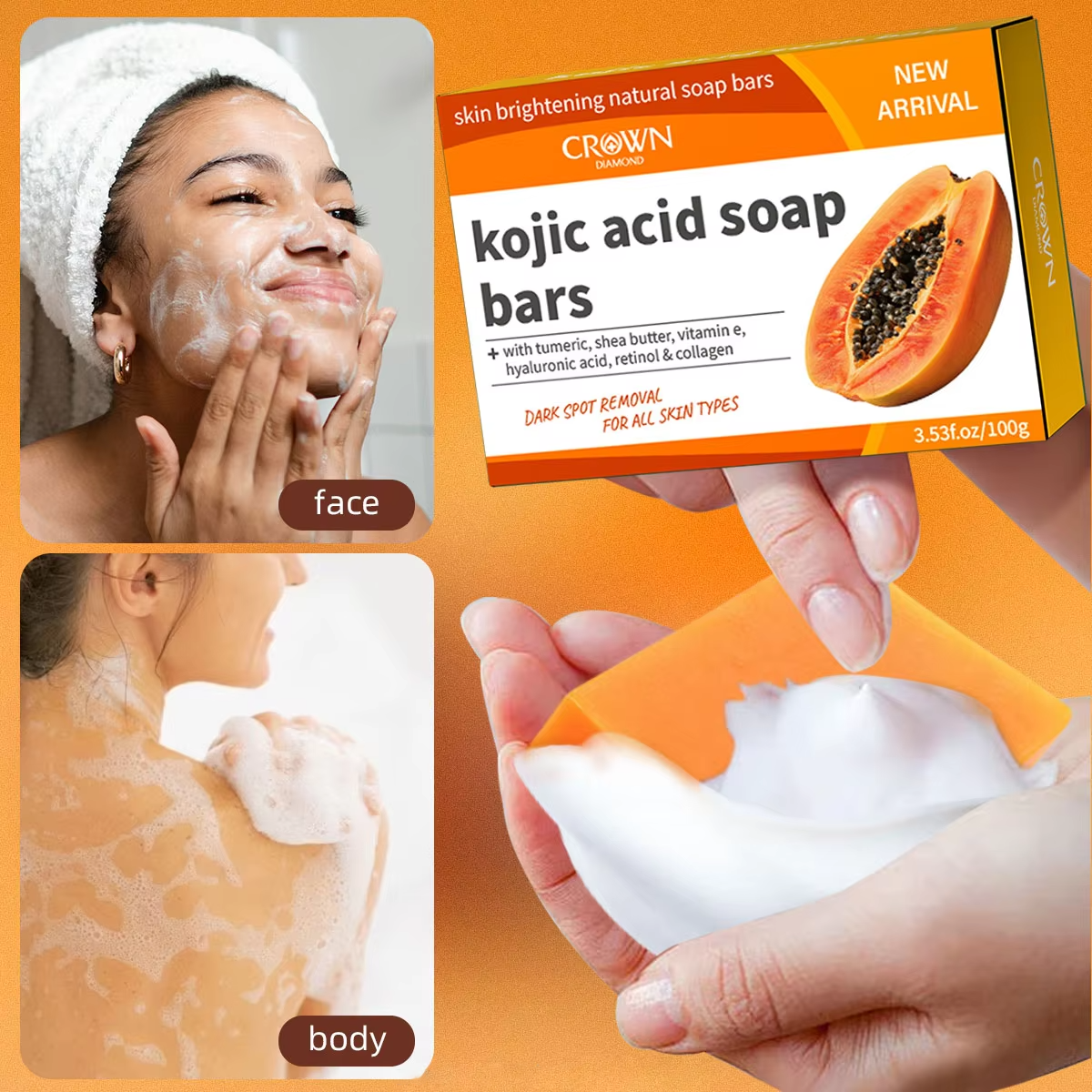 Papaya Kojic Acid Soap Organic - Kojic Acid Soap reseña y precio