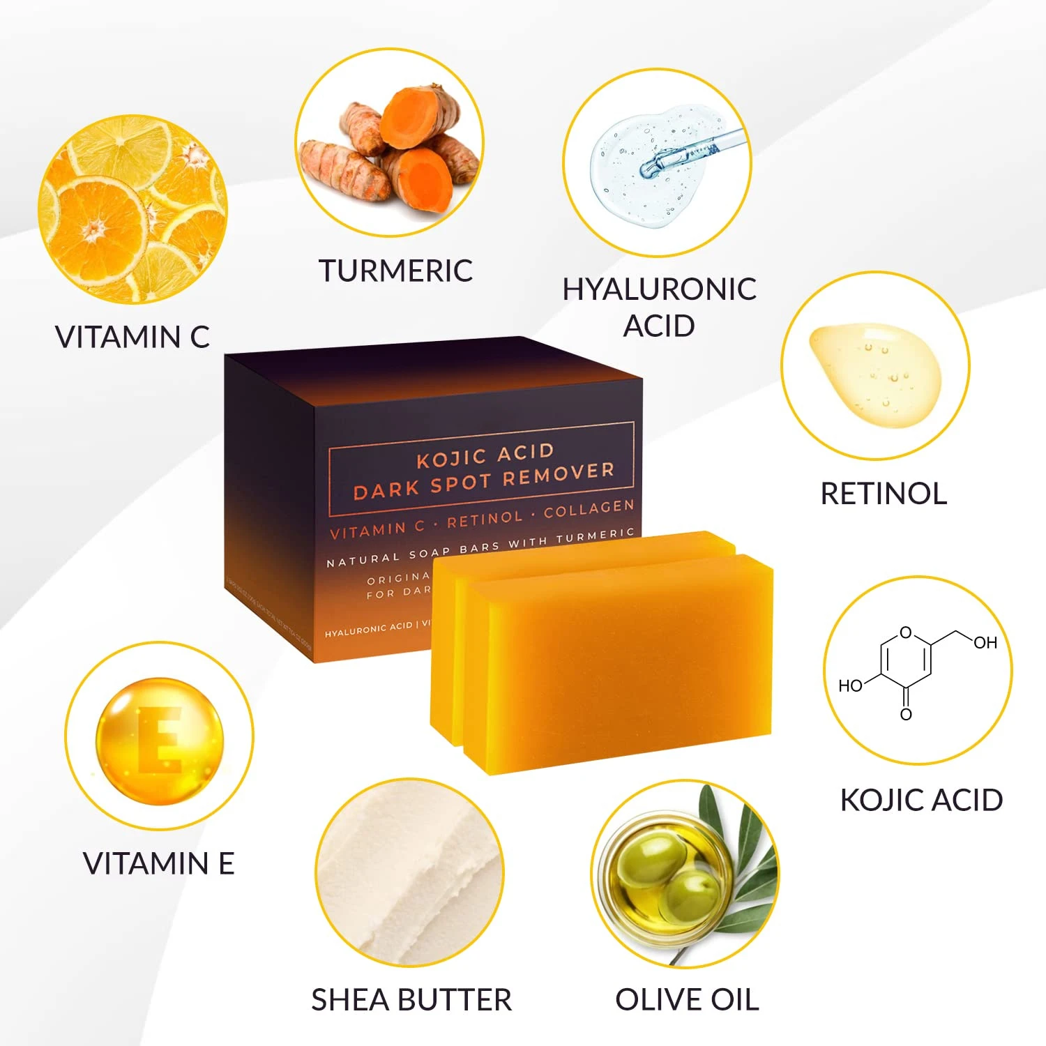 Kojic Acid Dark Spot Remover W - Kojic Acid Soap reseña y precio