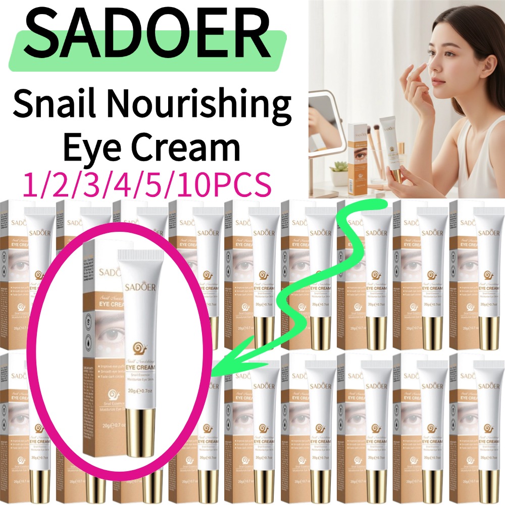 SADOER 1/3/5/10PCS Deep Nouris - Snail Cream Gel reseña y precio
