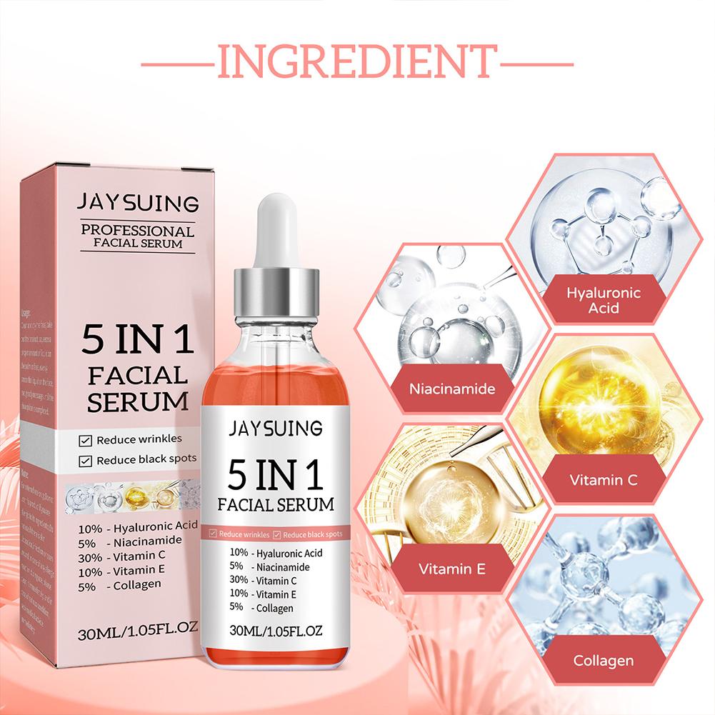 30ml Face Serum 5 In 1 Moistur - Skincare Garnier reseña y precio