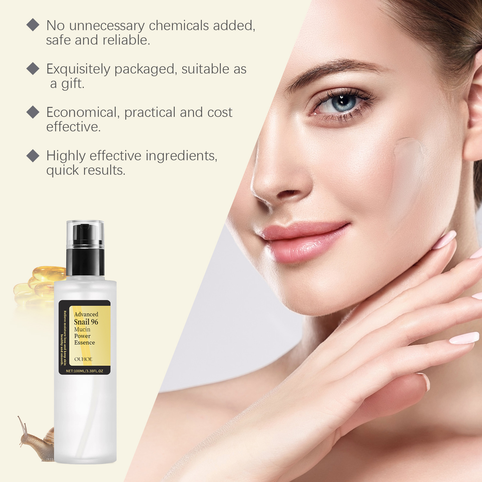 Snail Mucin Essence 100ml Hydr - Snail Mucin Essence reseña y precio