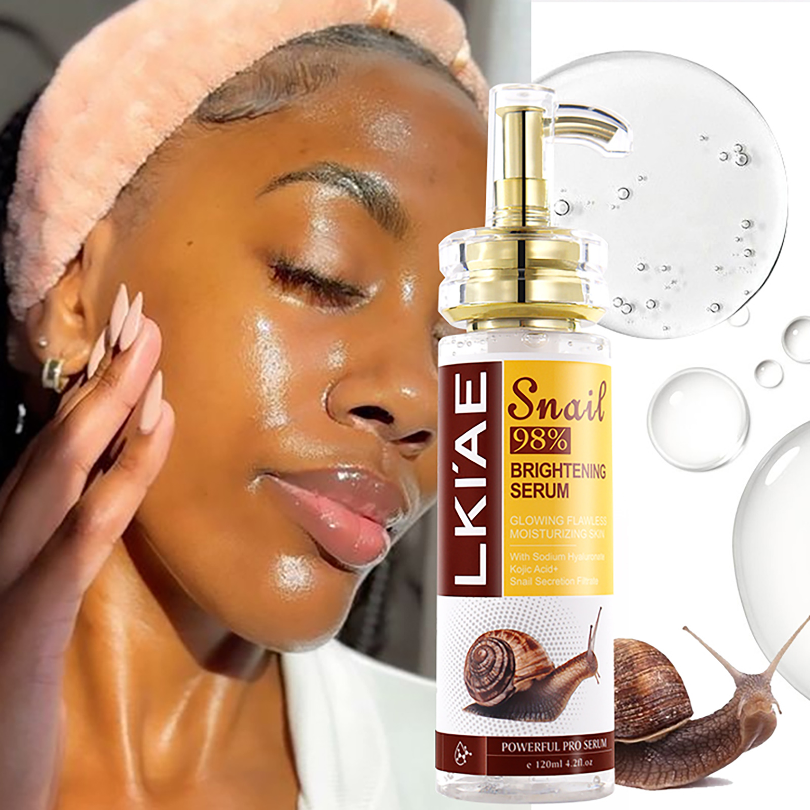 AILKE Snail Extract Whitening  - Snail Mucin Essence reseña y precio