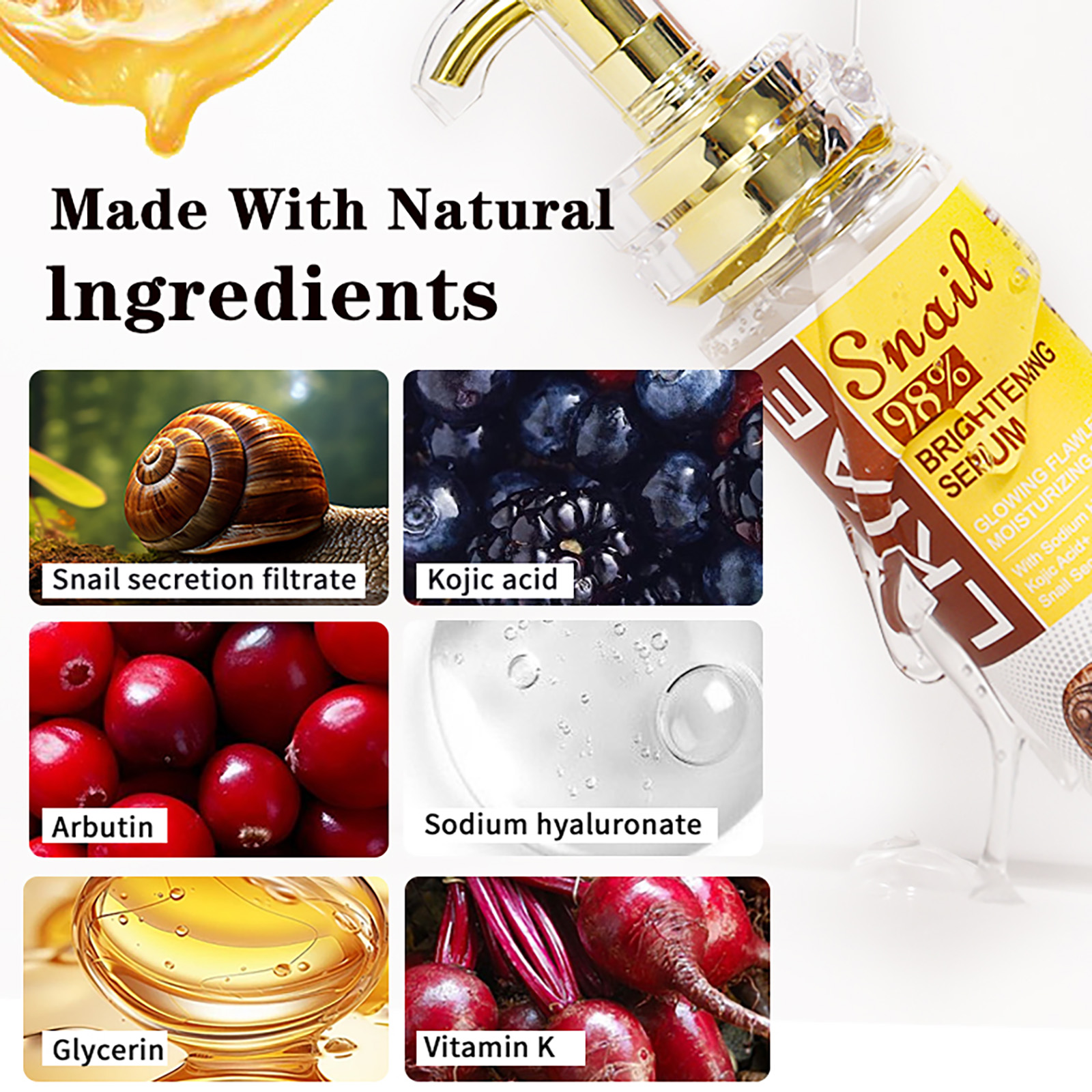 AILKE Snail Extract Whitening  - Snail Mucin Essence reseña y precio