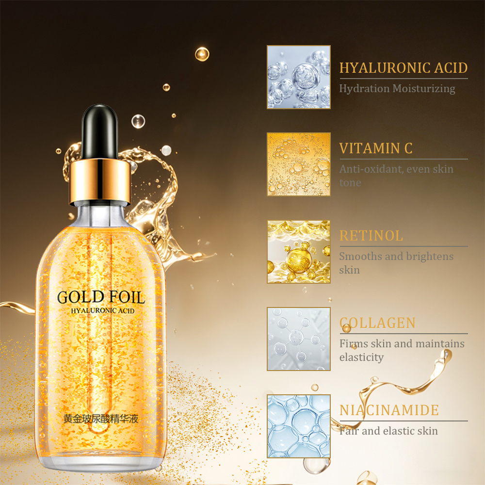 100ml 24k Gold Hyaluronic Acid - Skincare Garnier reseña y precio