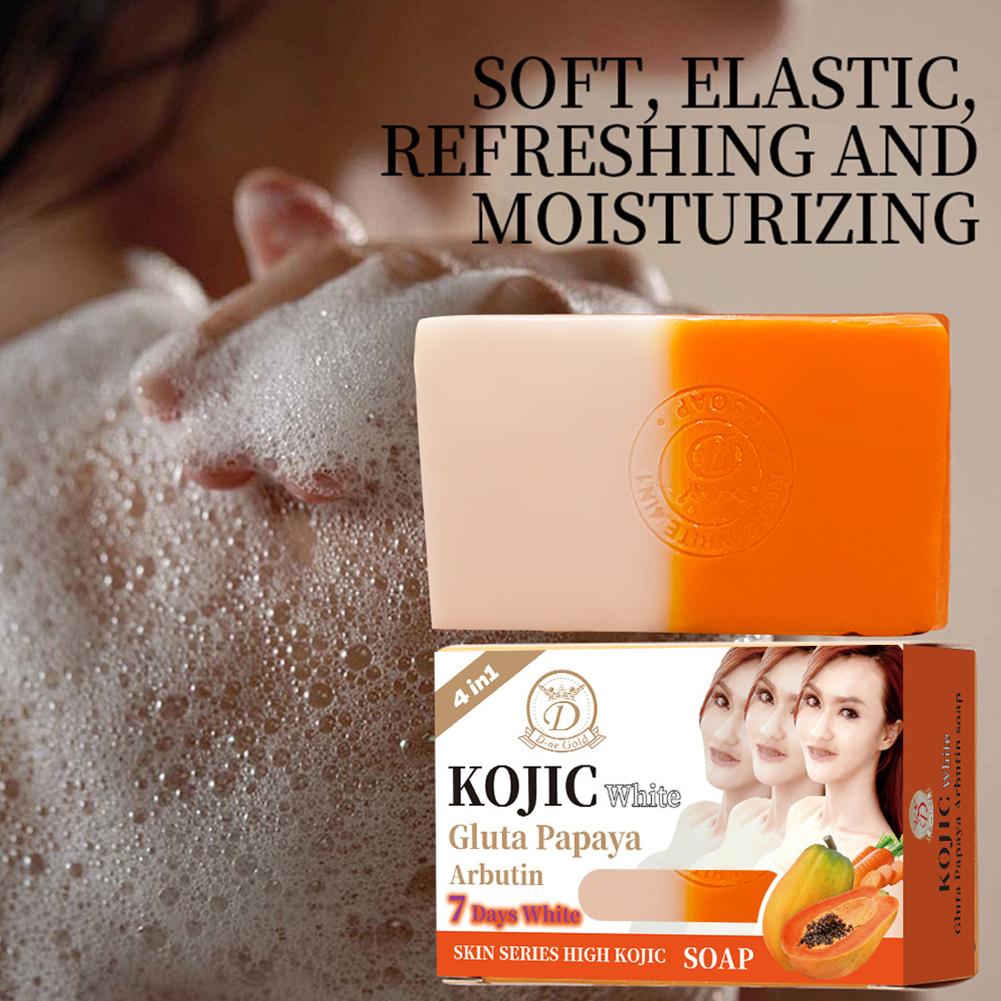 Papaya & Turmeric Handmade Soa - Kojic Acid Soap reseña y precio